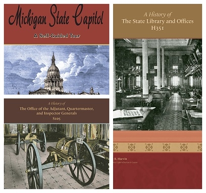 Collage of booklet covers